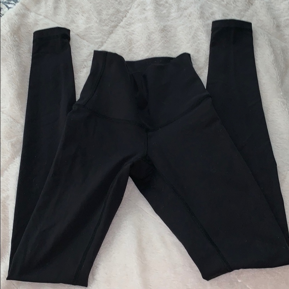 Black Lulu Lemon Wunder Under Size 2